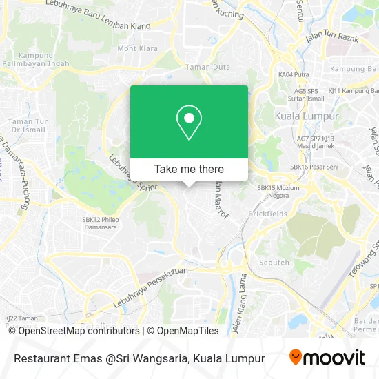 Restaurant Emas @Sri Wangsaria map