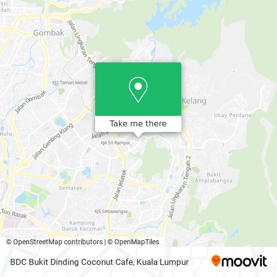 Peta BDC Bukit Dinding Coconut Cafe