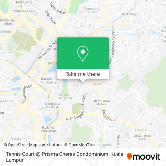 Tennis Court @ Prisma Cheras Condominium map