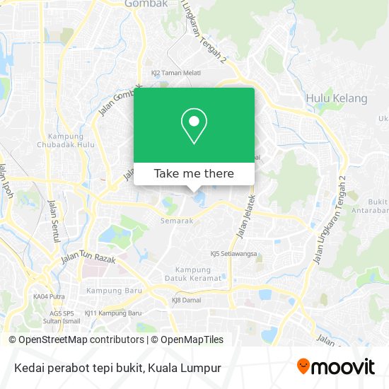 Kedai perabot tepi bukit map