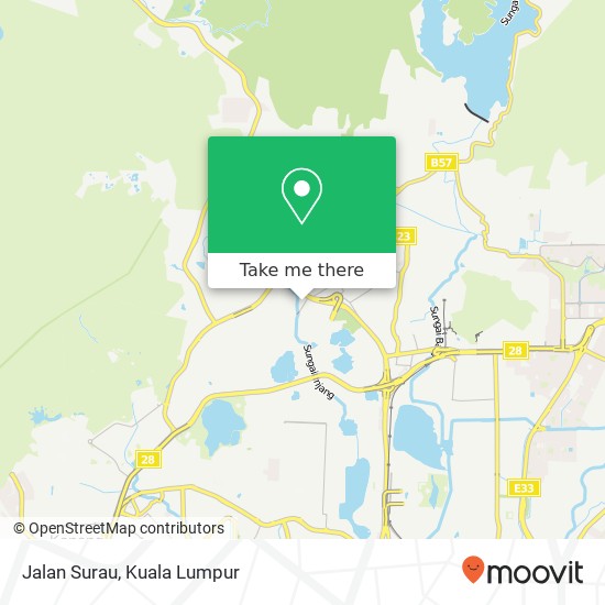 Jalan Surau map