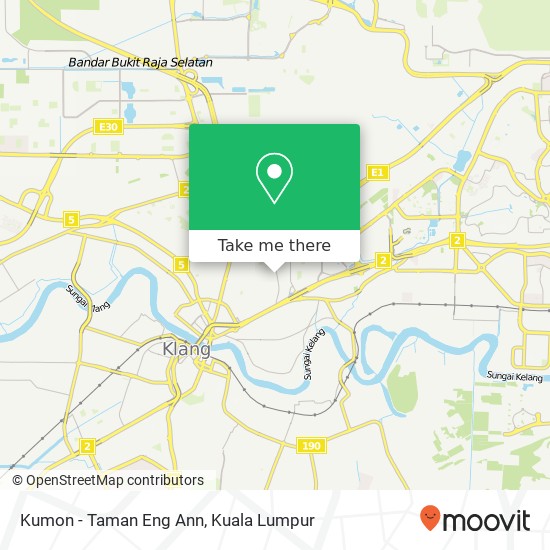 Peta Kumon - Taman Eng Ann