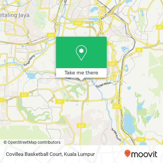 Covillea Basketball Court map