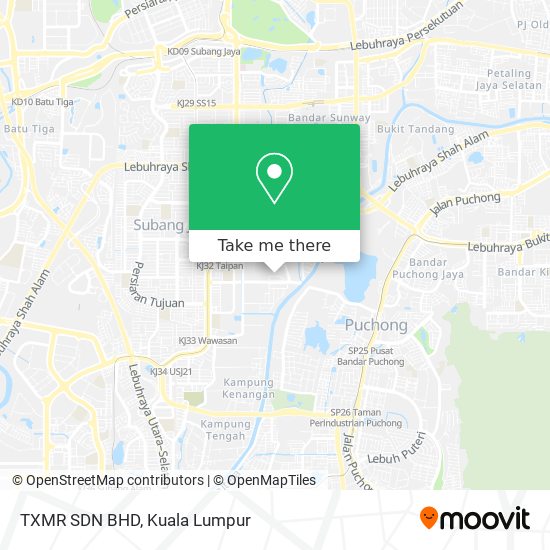 TXMR SDN BHD map