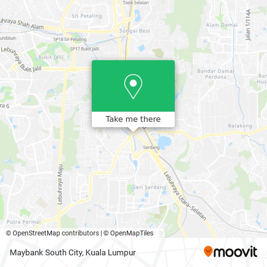 Maybank South City map