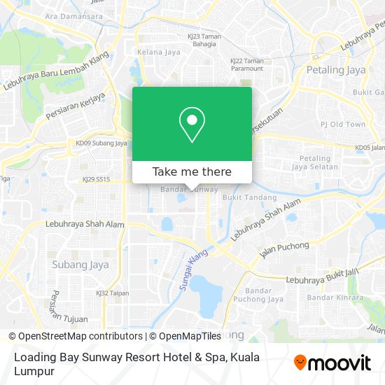 Loading Bay Sunway Resort Hotel & Spa map