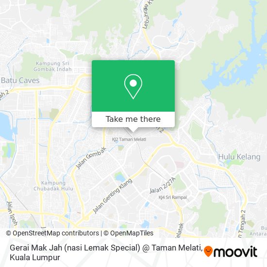 Gerai Mak Jah (nasi Lemak Special) @ Taman Melati map
