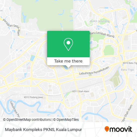 Peta Maybank Kompleks PKNS