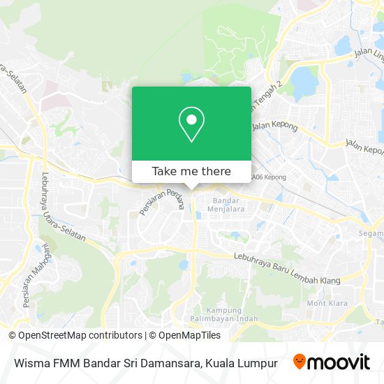 Peta Wisma FMM Bandar Sri Damansara