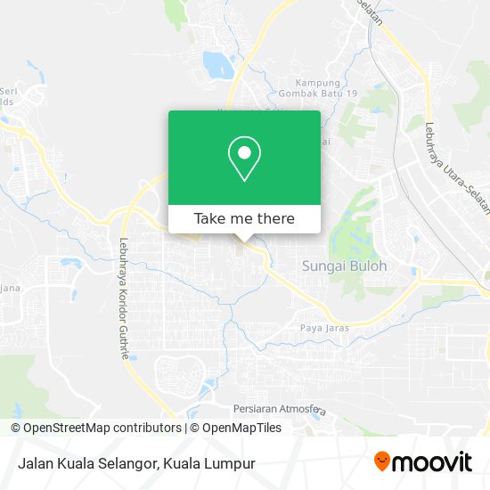 Jalan Kuala Selangor map
