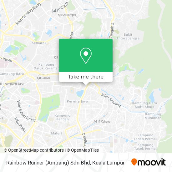 Rainbow Runner (Ampang) Sdn Bhd map