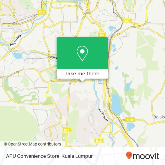 APU Convenience Store map