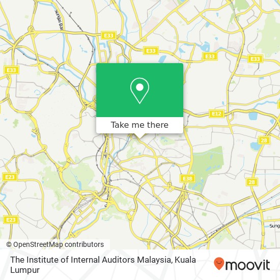 The Institute of Internal Auditors Malaysia map