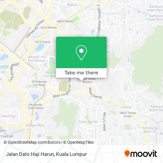 Jalan Dato Haji Harun map