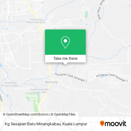 Kg Sesapan Batu Minangkabau map