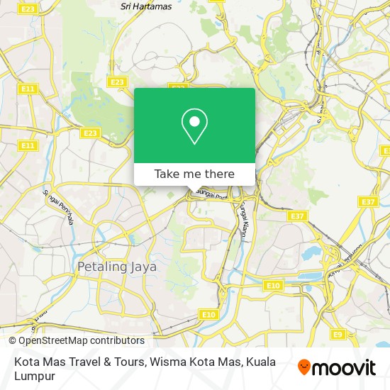 Kota Mas Travel & Tours, Wisma Kota Mas map