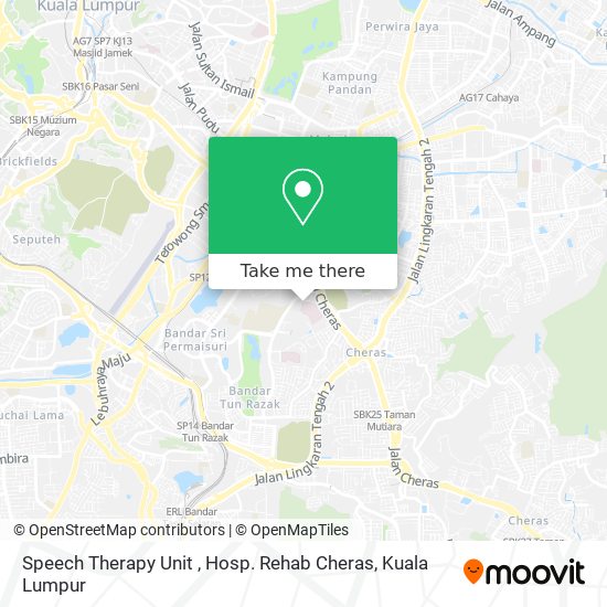 Peta Speech Therapy Unit , Hosp. Rehab Cheras