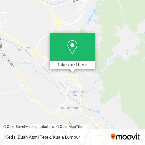 Kedai Buah Azmi Tetek map