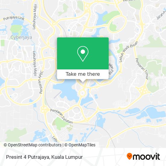 Presint 4 Putrajaya map