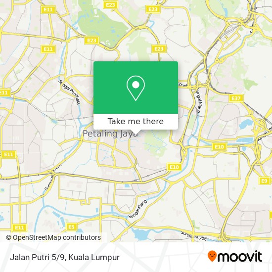 Jalan Putri 5/9 map