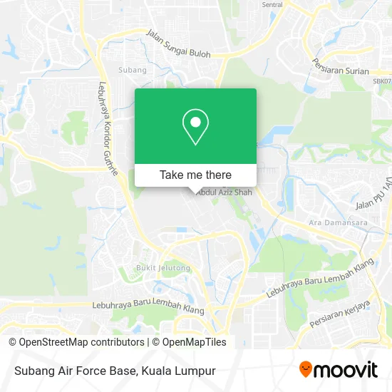 Subang Air Force Base map