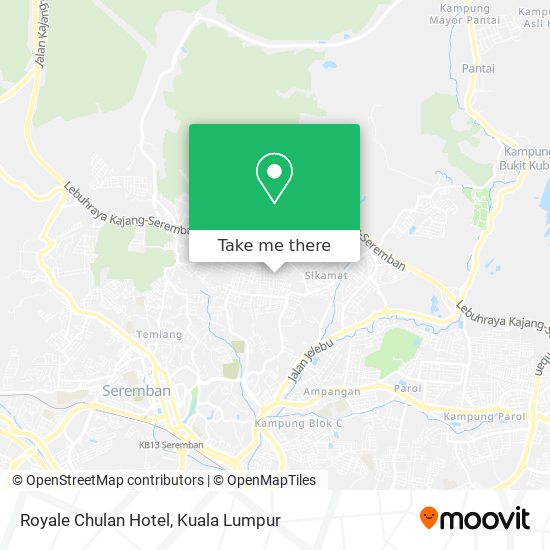 Royale Chulan Hotel map