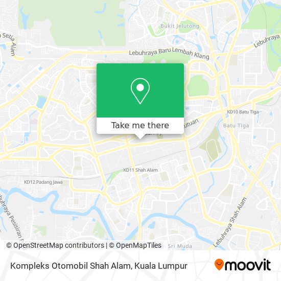 Peta Kompleks Otomobil Shah Alam