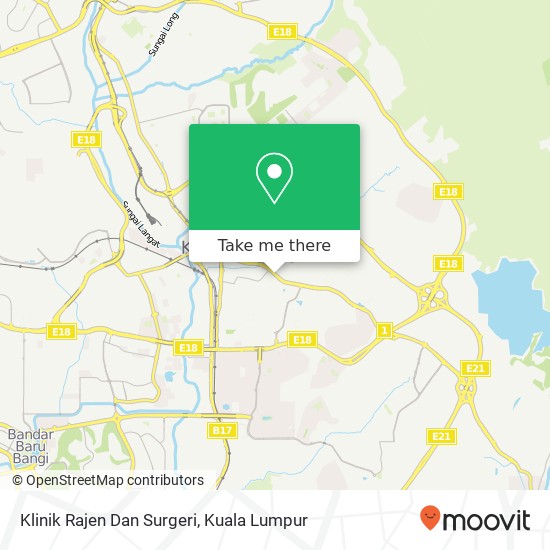 Klinik Rajen Dan Surgeri map