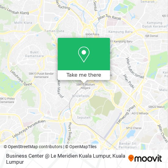 Peta Business Center @ Le Meridien Kuala Lumpur