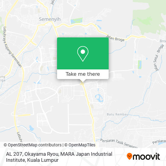 Peta AL 207, Okayama Ryou, MARA Japan Industrial Institute