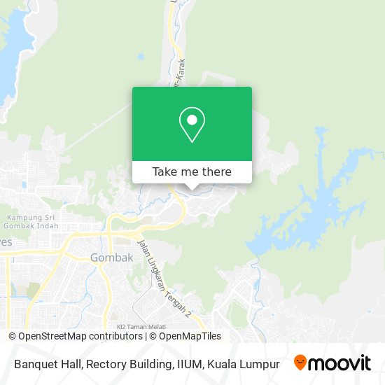 Banquet Hall, Rectory Building, IIUM map