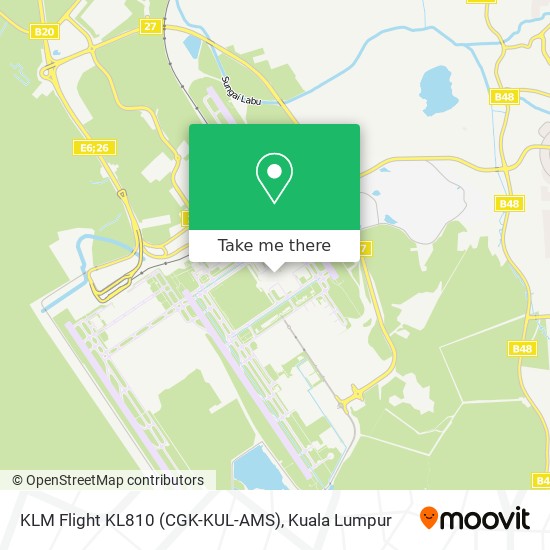 KLM Flight KL810 (CGK-KUL-AMS) map