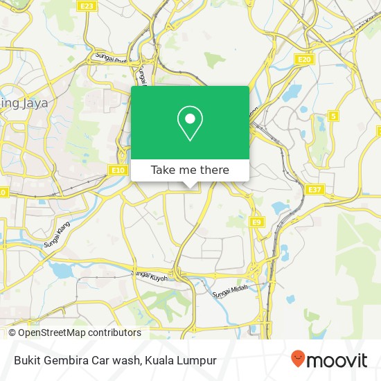 Bukit Gembira Car wash map