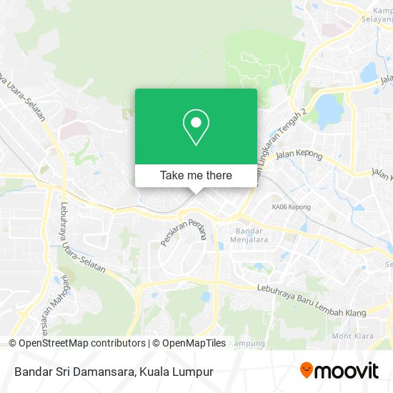 Bandar Sri Damansara map