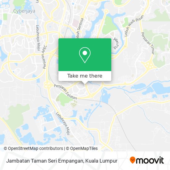 Peta Jambatan Taman Seri Empangan