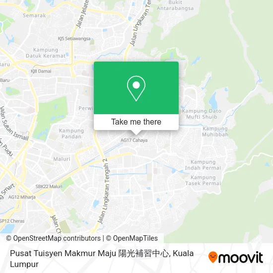 Pusat Tuisyen Makmur Maju 陽光補習中心 map