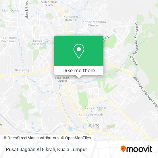 Pusat Jagaan Al Fikrah map