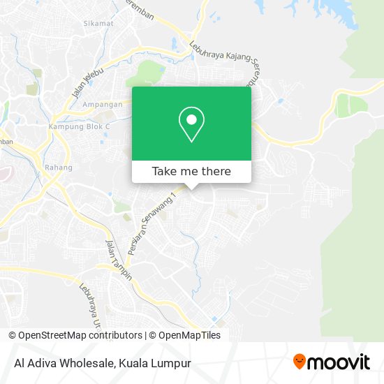 Al Adiva Wholesale map