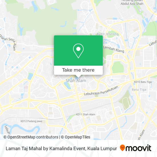Laman Taj Mahal by Kamalinda Event map