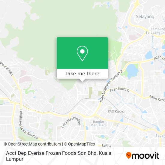 Acct Dep Everise Frozen Foods Sdn Bhd map