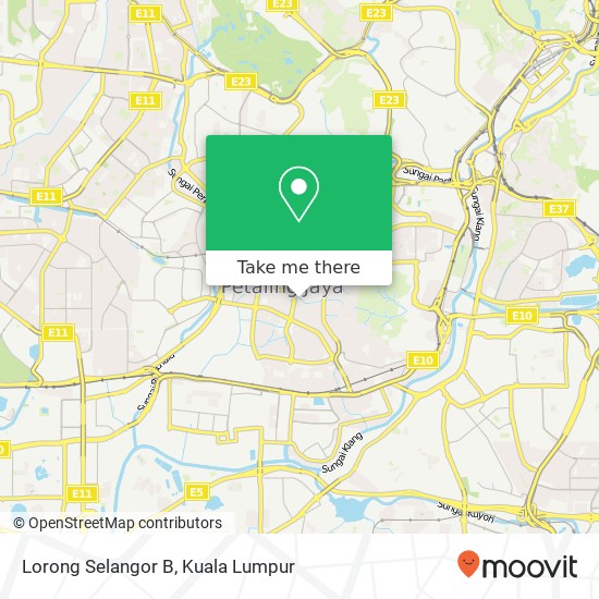 Lorong Selangor B map