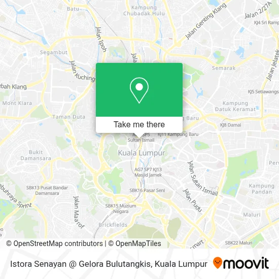 Istora Senayan @ Gelora Bulutangkis map