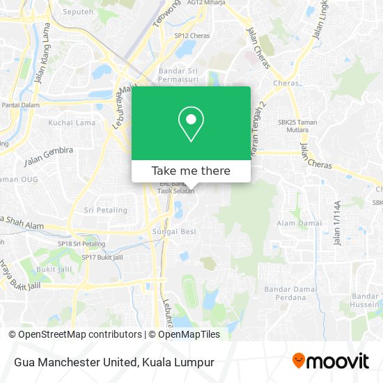 Gua Manchester United map