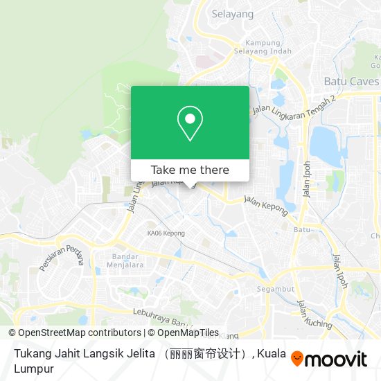 Tukang Jahit Langsik Jelita （丽丽窗帘设计） map