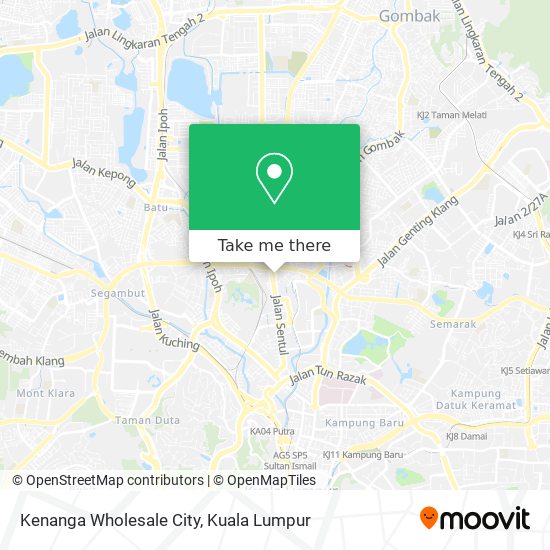 Kenanga Wholesale City map