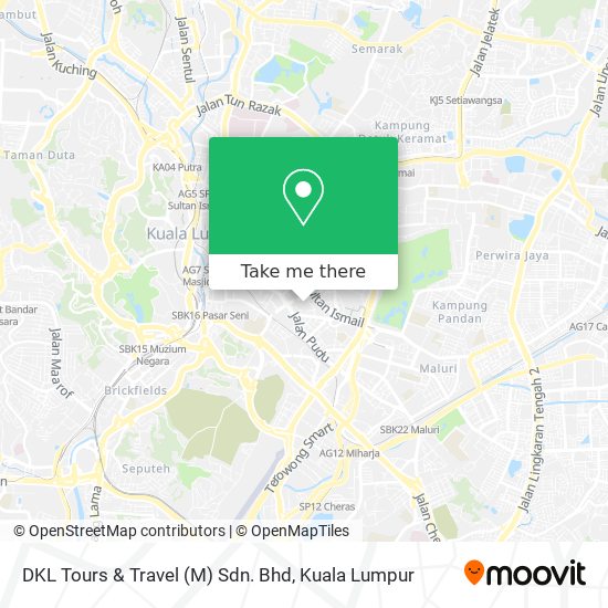 DKL Tours & Travel (M) Sdn. Bhd map