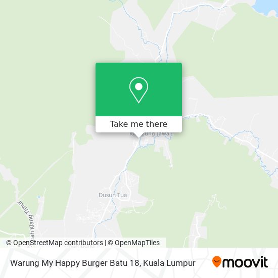Warung My Happy Burger Batu 18 map