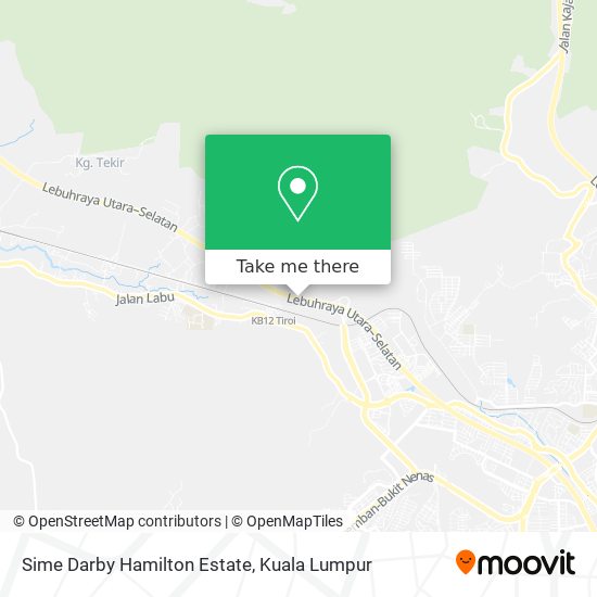 Sime Darby Hamilton Estate map