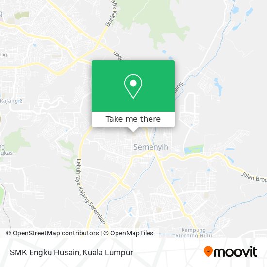 Peta SMK Engku Husain