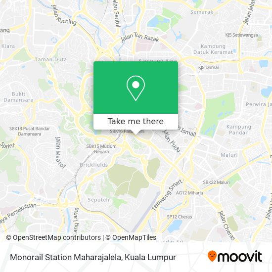 Monorail Station Maharajalela map